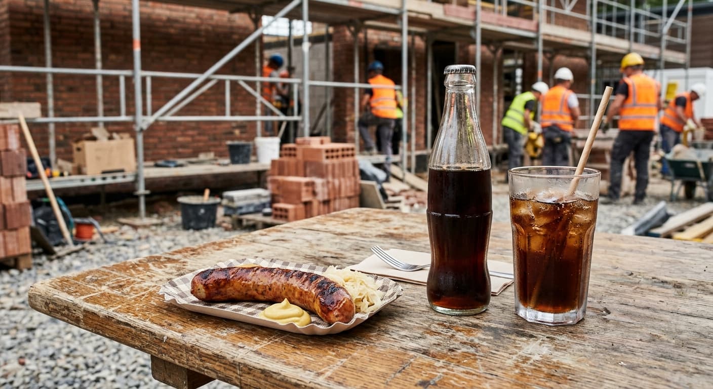 Würstchen + Softdrink